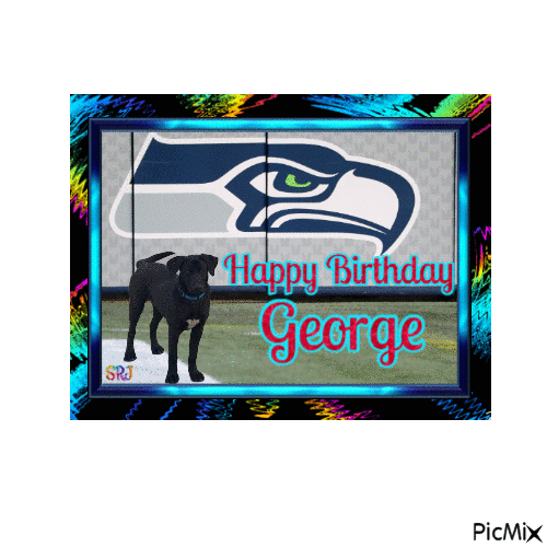 Happy Birthday George - Δωρεάν κινούμενο GIF