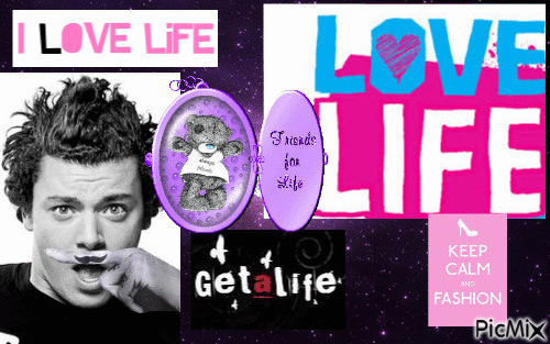 LIFE LOVE - GIF animado gratis