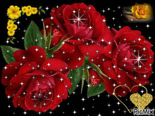 Love Roses - Bezmaksas animēts GIF