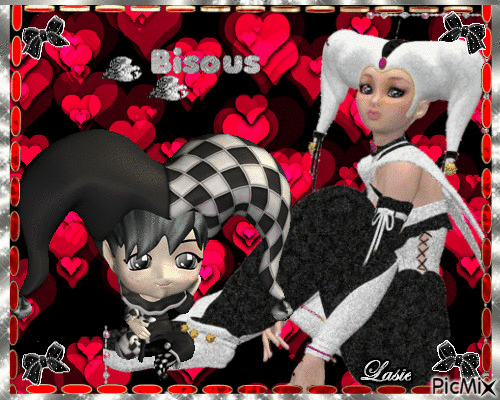 Les Arlequins ♥♥♥ - Darmowy animowany GIF