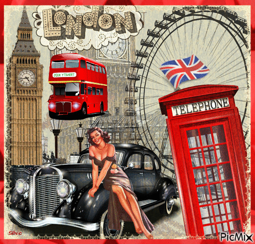 Londres - Animovaný GIF zadarmo
