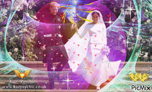 Let Kaz Psychic make your relationship result in a fairy tale wedding - GIF animé gratuit