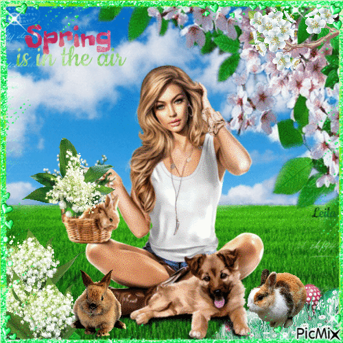 Spring is in the air. - GIF animado gratis