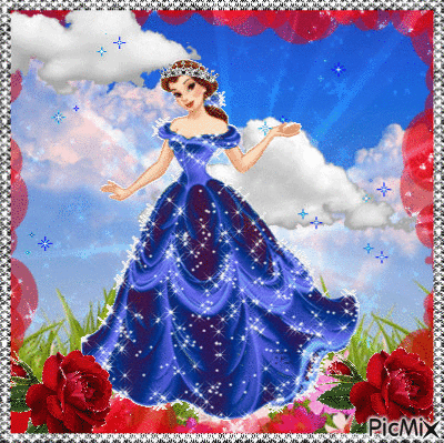 princesa bella - Darmowy animowany GIF