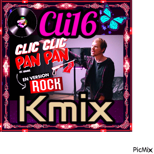 Clic Clic Pan Rock - GIF animé gratuit