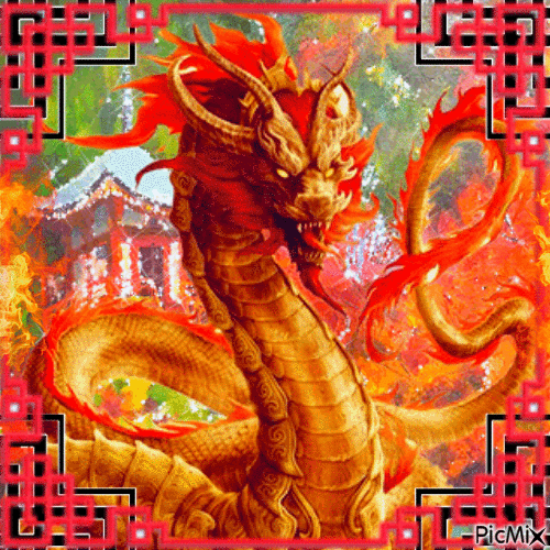 Dragon / concours - GIF animado gratis