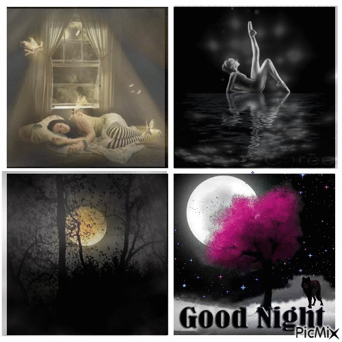 good night - Nemokamas animacinis gif