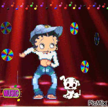 disco dancing - GIF animasi gratis
