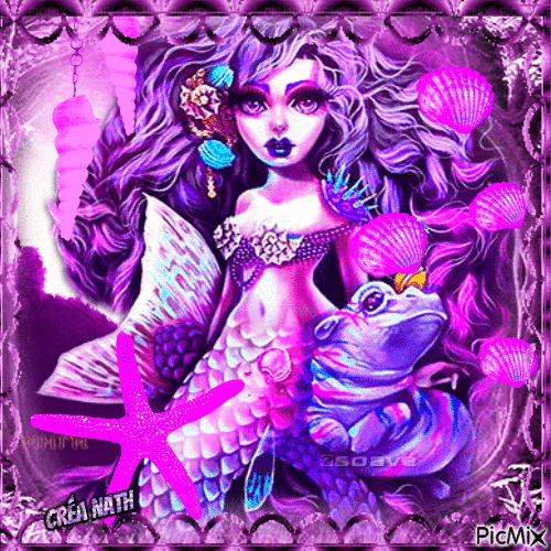 Fantasy purple - Gratis animerad GIF