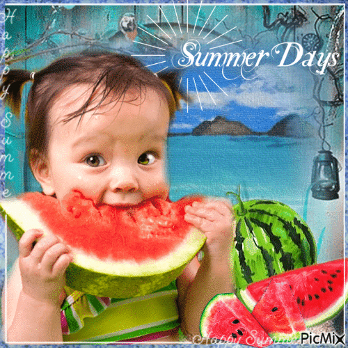 Summer Days - GIF animé gratuit