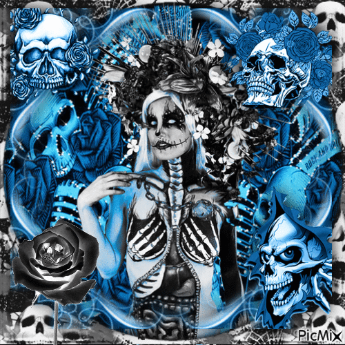 Death Skulls - Gratis geanimeerde GIF