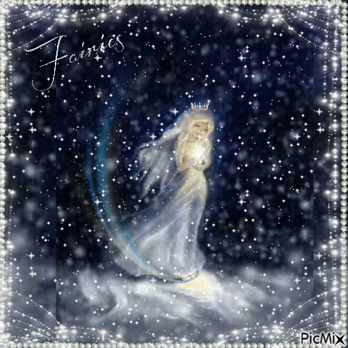 Fata di una notte invernale - Darmowy animowany GIF