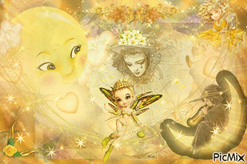♥♥le roi soleil donne son or pour nous illuminer de sa joie♥♥ pour maguy♥♥ - Ingyenes animált GIF