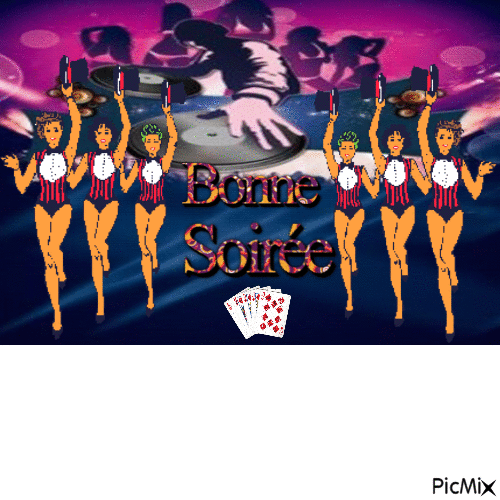 bonne soiree - Zdarma animovaný GIF