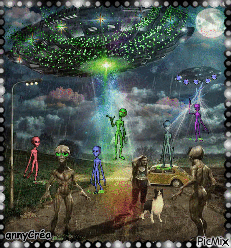 Extraterrestres - Бесплатный анимированный гифка