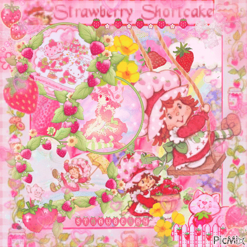 Strawberry Shortcake - Darmowy animowany GIF