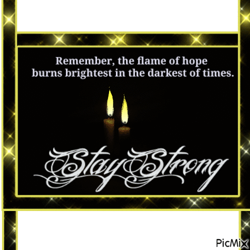 Stay strong - GIF animé gratuit