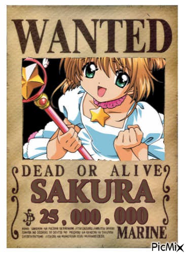 Wanted: Sakura - безплатен png