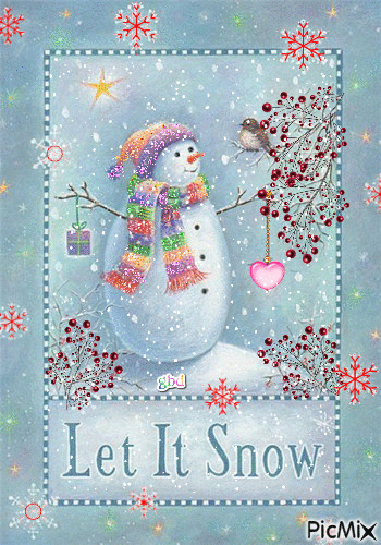 Let It Snow! - Free animated GIF