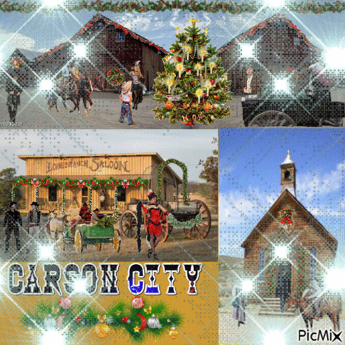 Noël dans l'ouest Américain 11 2018 (Carson City ) - Gratis animerad GIF
