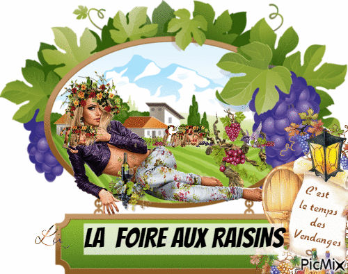 Défi La foire aux raisins - septembre 2021 - 無料のアニメーション GIF