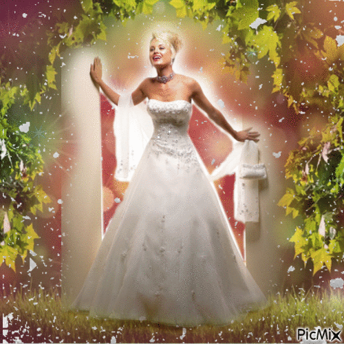 bride - GIF animado gratis