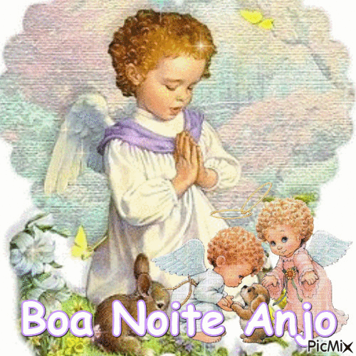 boa noite anjo - Бесплатный анимированный гифка