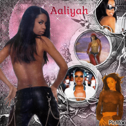 Aaliyah - GIF animé gratuit