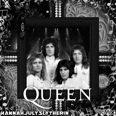♫♪♫Queen in Black and White Tones♫♪♫ - GIF เคลื่อนไหวฟรี
