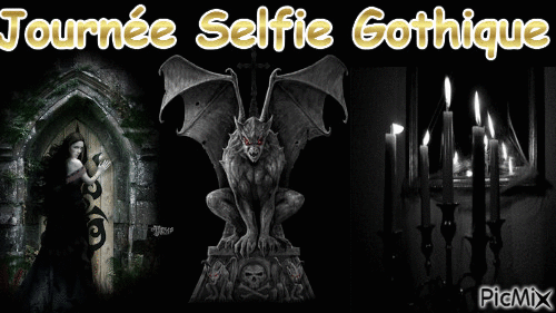 Journée selfie Gothique - Kostenlose animierte GIFs