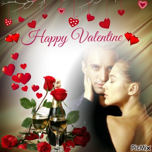 Happy Valentine - PNG gratuit