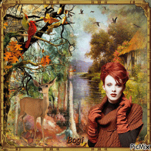 Nature and the charm of autumn ... - GIF animé gratuit