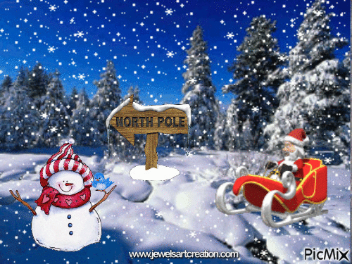 Santa - Bezmaksas animēts GIF