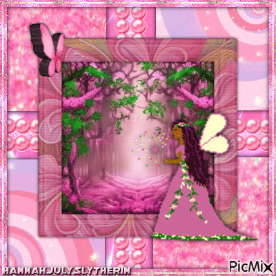 {Pink Fairy} - Nemokamas animacinis gif