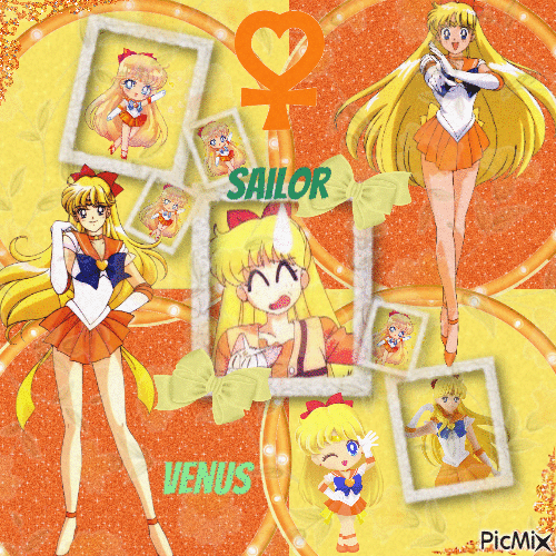 Sailor Venus - GIF animado grátis