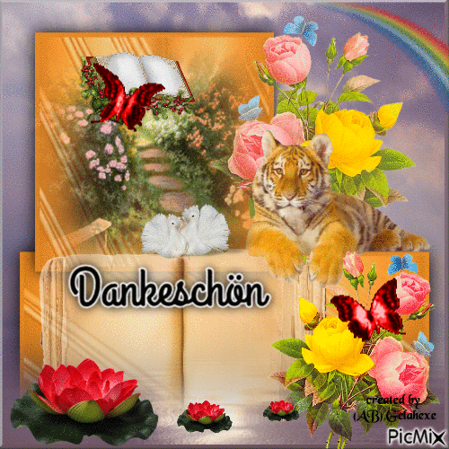Dankeschön - Animovaný GIF zadarmo