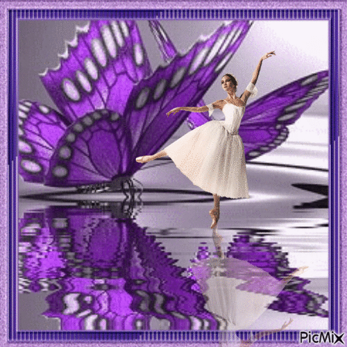 A Bailarina - GIF animado grátis