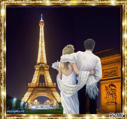 Paris la nuit - Bezmaksas animēts GIF