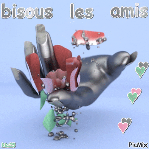 bisous - GIF animate gratis