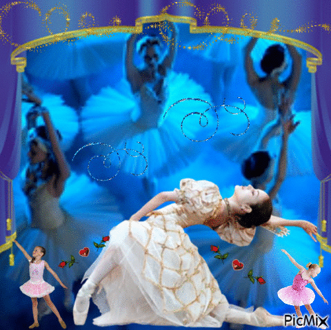 Spectacle ballet - Free animated GIF