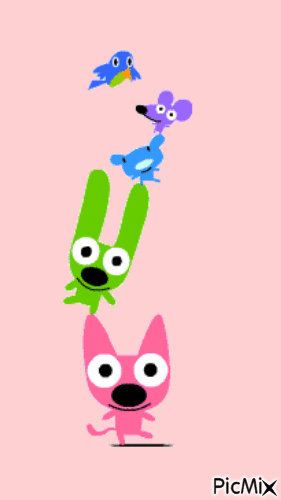 Hoops & Yoyo - 免费动画 GIF