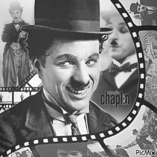 Charlie Chaplin - Gratis animeret GIF