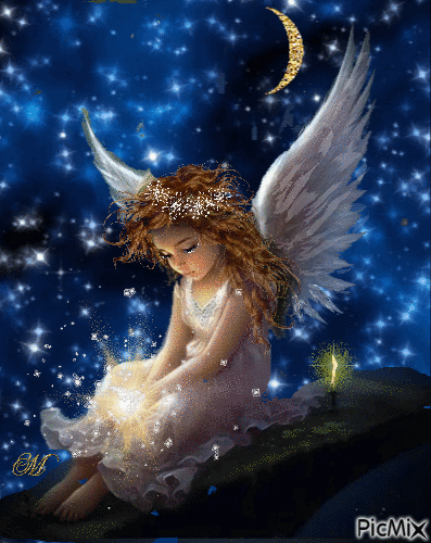 Lonely Angel💕 - Free animated GIF