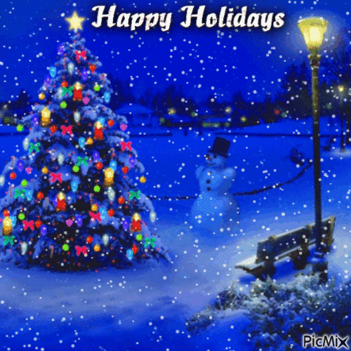 Happy Holidays - Gratis geanimeerde GIF