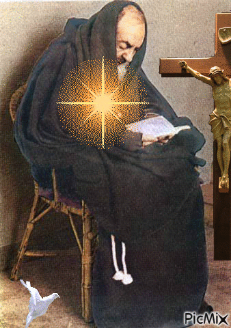 Padre Pio - GIF animado grátis