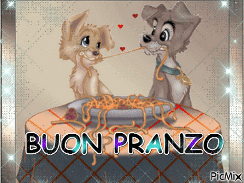 BUON PRANZO - Bezmaksas animēts GIF