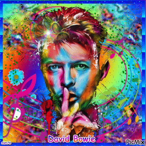 David Bowie - Free animated GIF