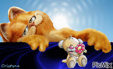 Garfield - Zdarma animovaný GIF