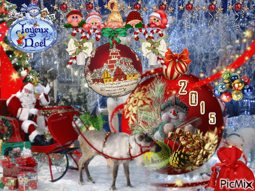 Un Noël merveilleux - Bezmaksas animēts GIF
