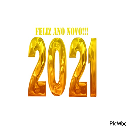 Feliz Ano Novo 2021 - besplatni png